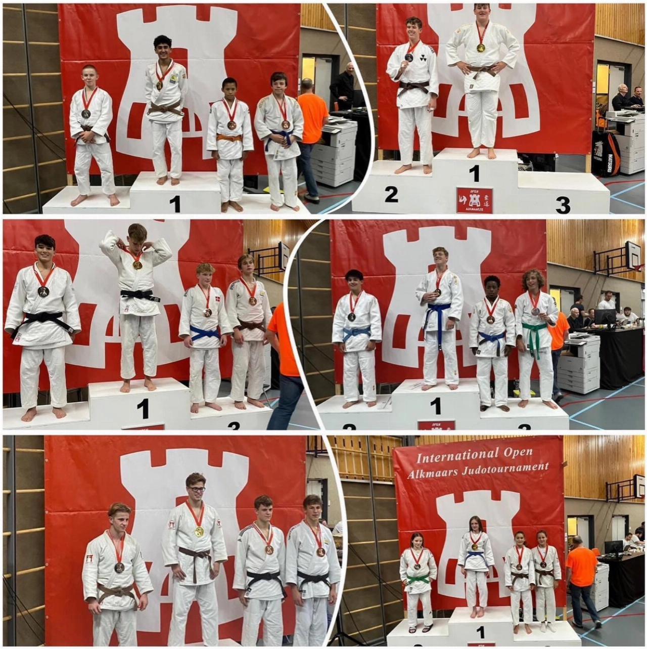 Zes medailles voor SI op Alkmaar-open